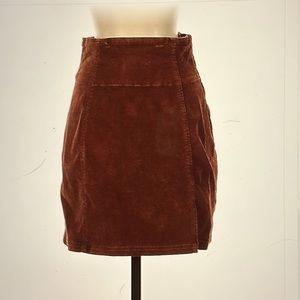 Free People Corduroy Skirt